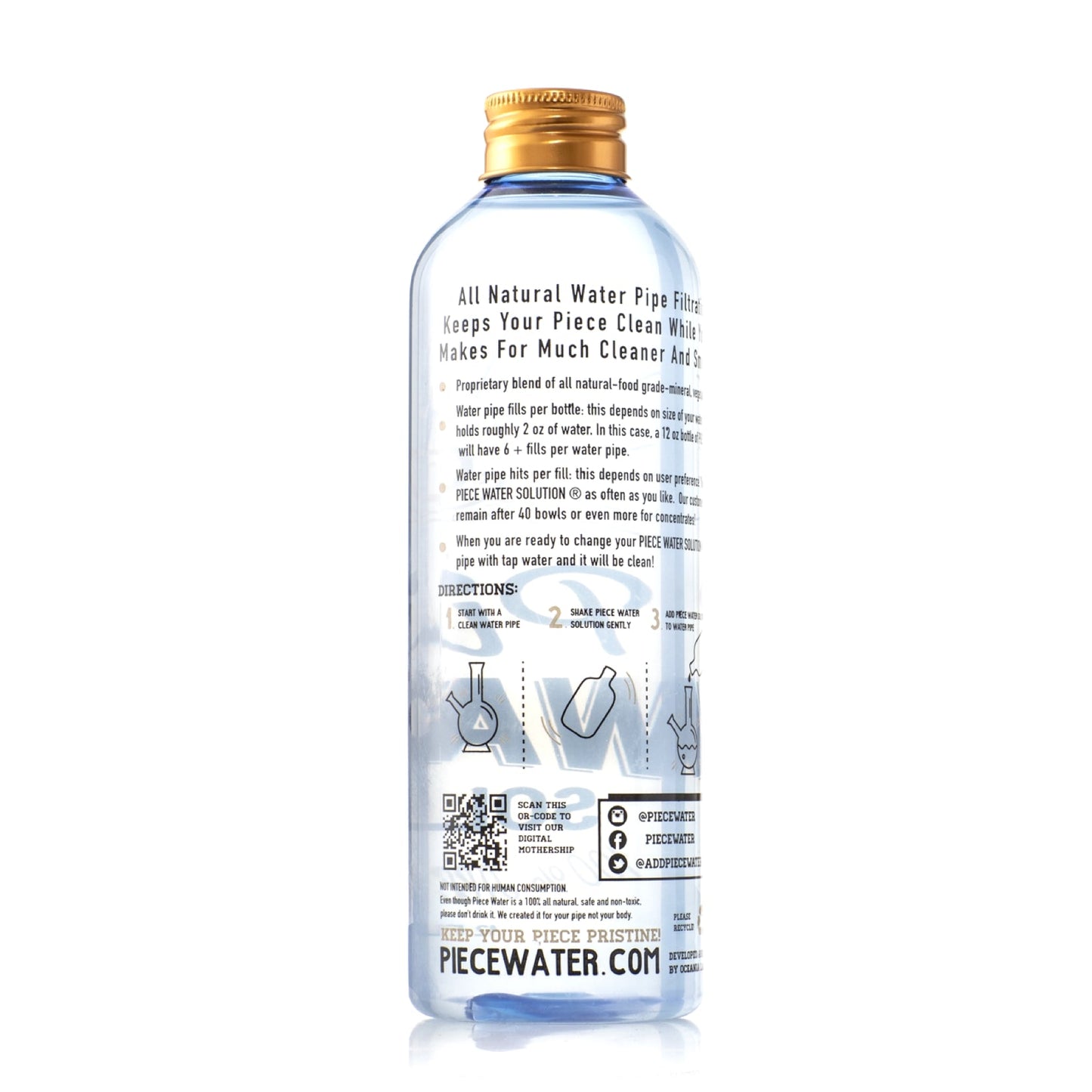 💧 Piece Water Solution – Elevate Your Glass Game